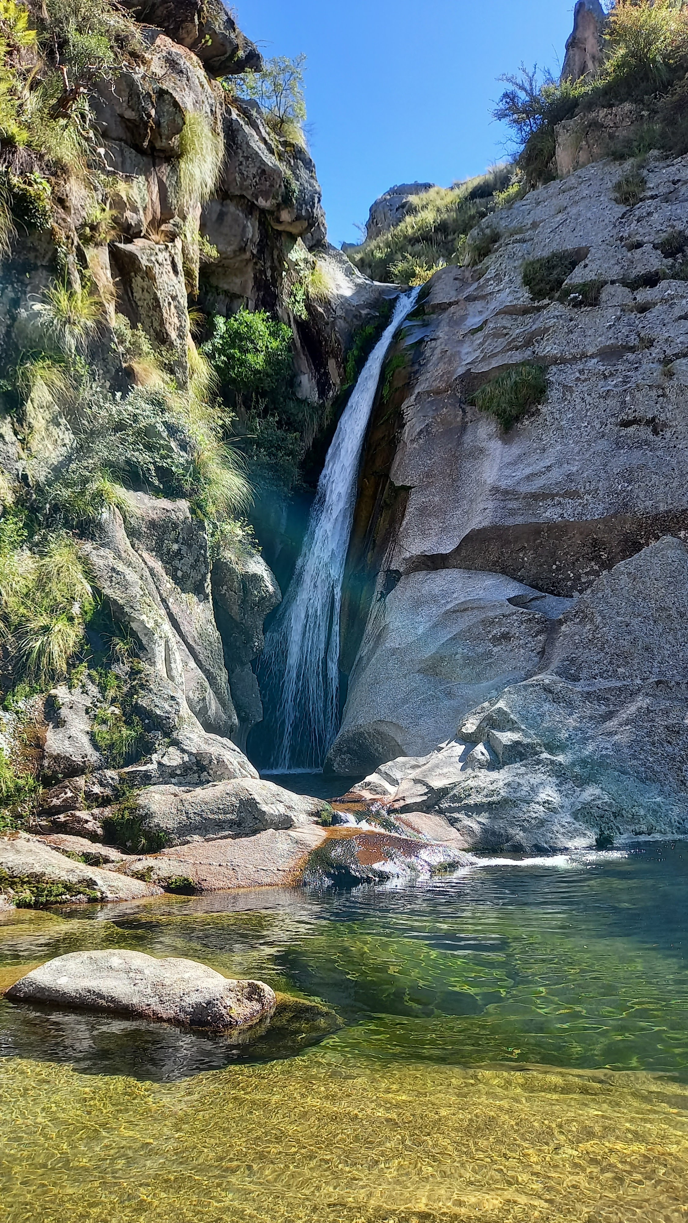 Cómo la cascada talló La Olla